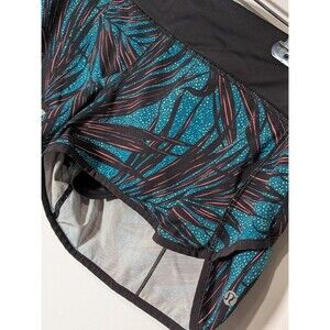 Lululemon Speed Up Lined Shorts Size 14 Blue Pink Tropical Palm ATHLETIC Run